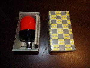 Alte orange Glühbirne Dunkelkammer KINDERMANN Wechsel Glocke 2541