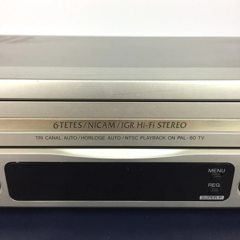 Magnétoscope Sharp VC-MH76 Super VHS S-VHS / Cassette K7 VCR / 6 Têtes (VCMH76) - Photo 3/4