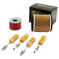 Wartung FüR Kawasaki ZRX 1100 ZRX 1200 97-06 Set Luftfilter ÖLfilter ZüNdkerzen
