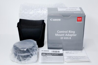 Canon EF-EOS R with Control Ring Mount Adapter CR-EF-EOSR EF EF-S RF lens Camera