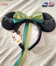US Japan Tokyo Disney Resort Headband Anna Frozen Fantasy Springs Minnie ears