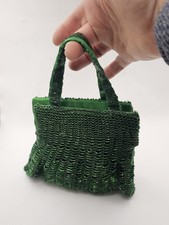 Papa Karnero Beaded  purse clutch bag evening bag 18x15cm. Made in Spain