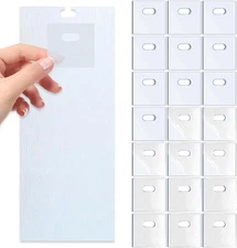 Vivinin 1.18×1.18in Vertical Blind Repair 1.18"W x 1.18"H, White, Transparent 