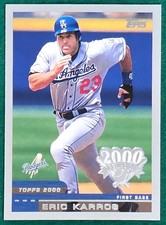 Eric Karros - 2000 Topps Opening Day #14 - Los Angeles Dodgers Baseball Card
