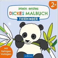 Mein Erstes Dickes Malbuch Ab 2 - Tierkinder | Kartoniert | 9783845866949