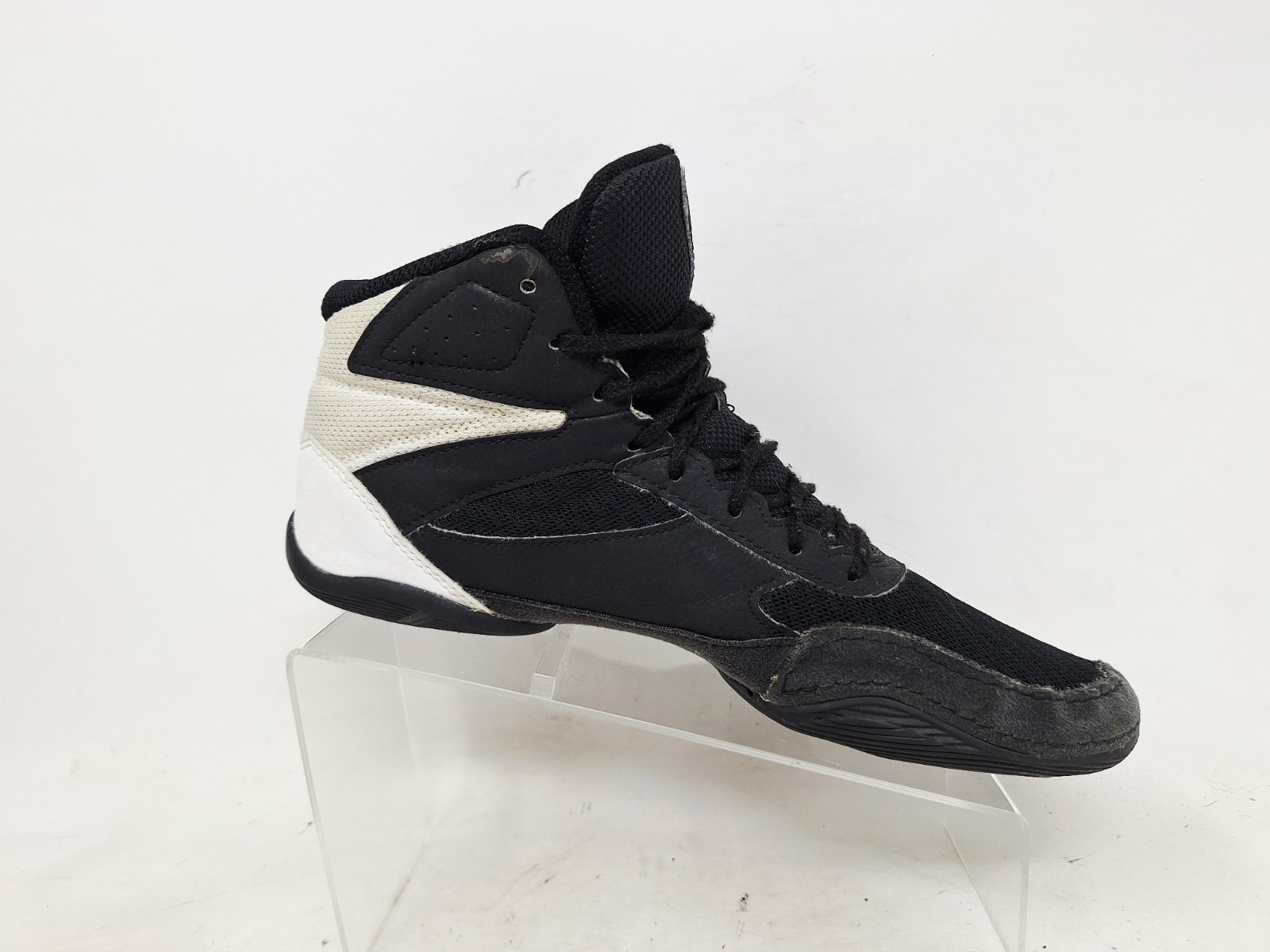 Asics Mens Matflex 6 Wrestling Shoes Black White Size 7 thumbnail 3