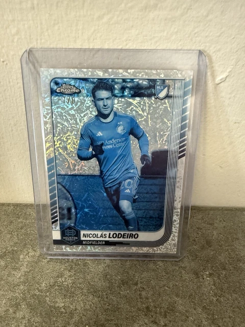 2025 Topps Chrome MLS Nicolas Lodeiro Houston FC Frozen Factor -1/0 SSP