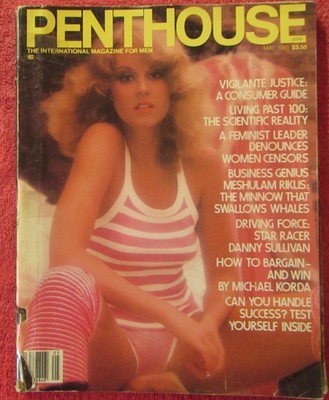 Vintage MAY 1985 PENTHOUSE MAGAZINE with RARE CENTERFOLD