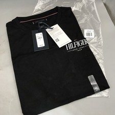 Tommy Hilfiger Mens Logo New York 1985 Regular Fit T-shirt Size M Black New