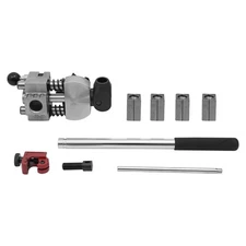 Hydraulic Fuel Brake Coolant Line Flaring Tool Kit + Dies 5/16" 3/8" 3/16" 1/4"