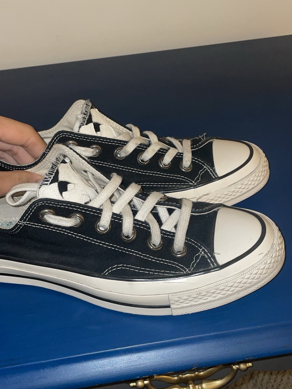 Chrome Hearts Converse Chuck Taylor Silver Dagger Mens size 7.5 thumbnail 7