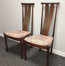 2 x Ercol Saville Model 927 Dining Chairs with Ercol Seat Pads
