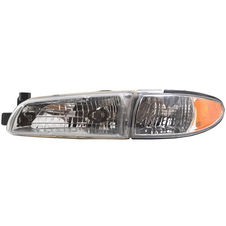 Fits 1997-2003 Grand Prix Headlight Set 19149891 GM2502170 Aftermarket - Image 2 of 4