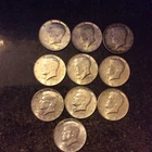 LOT OF 10 1964 KENNEDY HALF DOLLARS