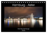Borg Enders | Hamburg - Alster (Tischkalender 2026 Din A5 Quer), Calvendo...