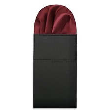 Pre-folded Pocket Squares for Men, Solid Color Mens Handkerchiefs for Suit, W...