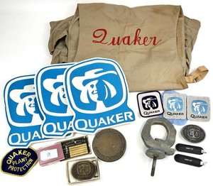 🤩ONE OF A KIND Quaker Oats Employee Collection UNIQUE Patches Knives OOAK Vtg