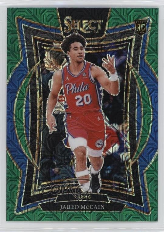 2024-25 Panini Select Concourse Green Mojo Prizm Jared McCain #82 Rookie RC 00kr