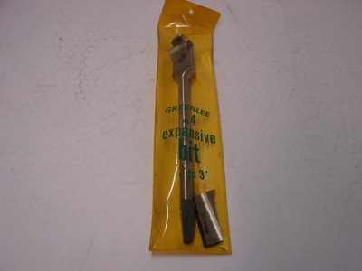 Greenlee Vintage Expansive Bit No 4 - 7/8''-3'' Made in USA - In Original Box