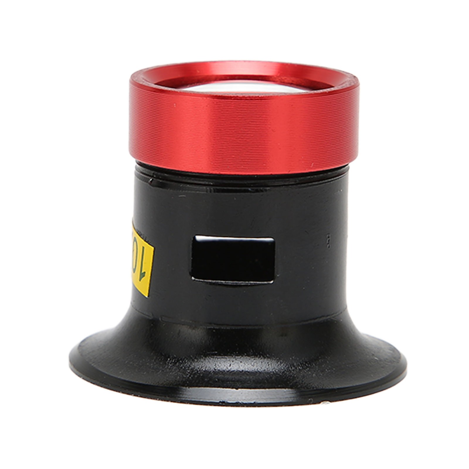 Jewelers Eye Loupe Magnifier 10X Red And Black Lightweight Magnifying Glass