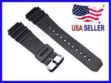 22mm Diver Watch Band Strap compatible with Casio Duro MDV-106 AMW-320 AMW-330