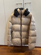 BELLISSIMO Piumino Moncler Uomo Originale-Beige-taglia 3- Cappuccio staccabile