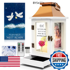 Memorial Gifts for Loss of Mom Memorial Lantern with Photo Frame Keepsake Dr