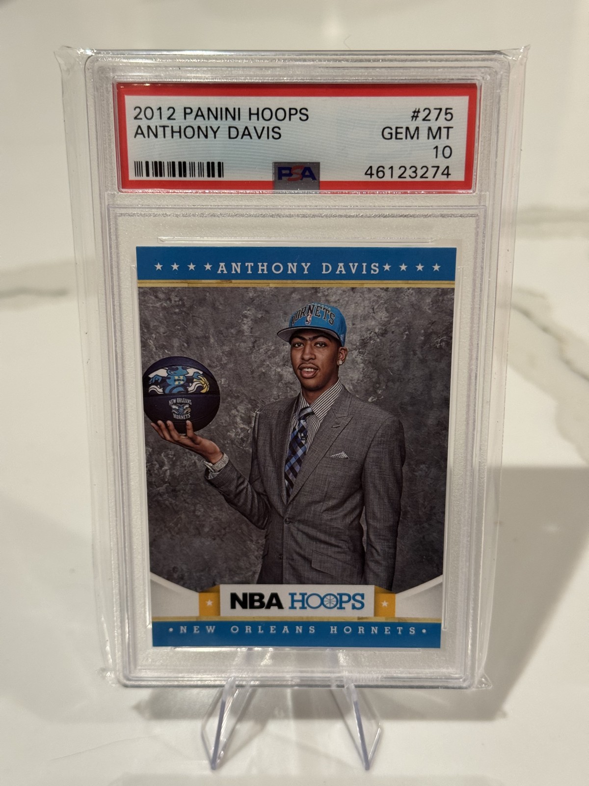 2012-13 NBA Hoops Anthony Davis #275 (RC) Rookie PSA 10 Panini New Orleans