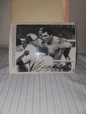 Rare Muhammad Alì Vintage Black and White Press Wirephoto 8x10in Original Photo