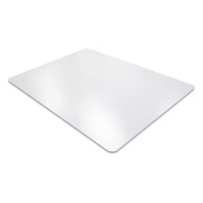 Floortex Fcm12895er Chair Mat 47''X35'', Rectangular Shape, Clear, For Hard Floor