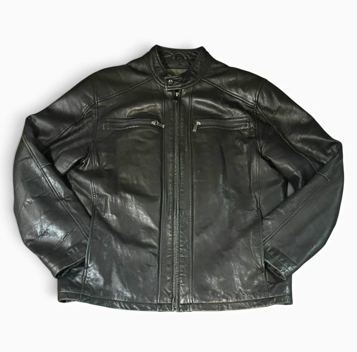 ANDREW MARC本切羽黒レザージャケット シングルブレスト Andrew Marc Leather Jackets products for sale | eBay