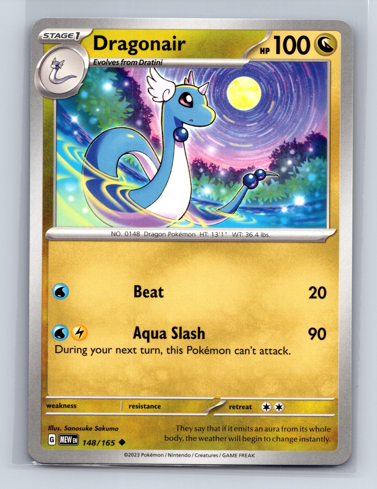 SV: Scarlet & Violet 151 #148/165 Dragonair