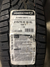 2 Take Off 215 70 16 General Altimax Arctic-12 Snow Tires 2 Take Off 215 70 16 General Altimax Arctic-12 Snow Tires