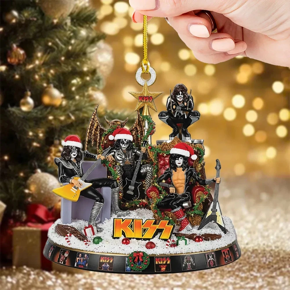 KISS 2-sided 2D FLAT Acrylic Ornament For Fans