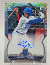 2023 Bowman Draft - Chrome Prospect Autographs Spencer Nivens #CDA-SN Choice...
