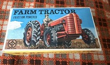 Farm Tractor Friction Powered Vintage Tin Toy S-123 Made In Japan 1960’s Rare