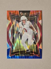 2024 Panini Select Budda Baker Concourse Prizm Rookie Red White Blue #14
