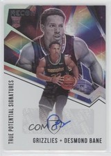 2020-21 Panini Recon True Potential Signatures Desmond Bane #TPS-DMB Auto 01x5