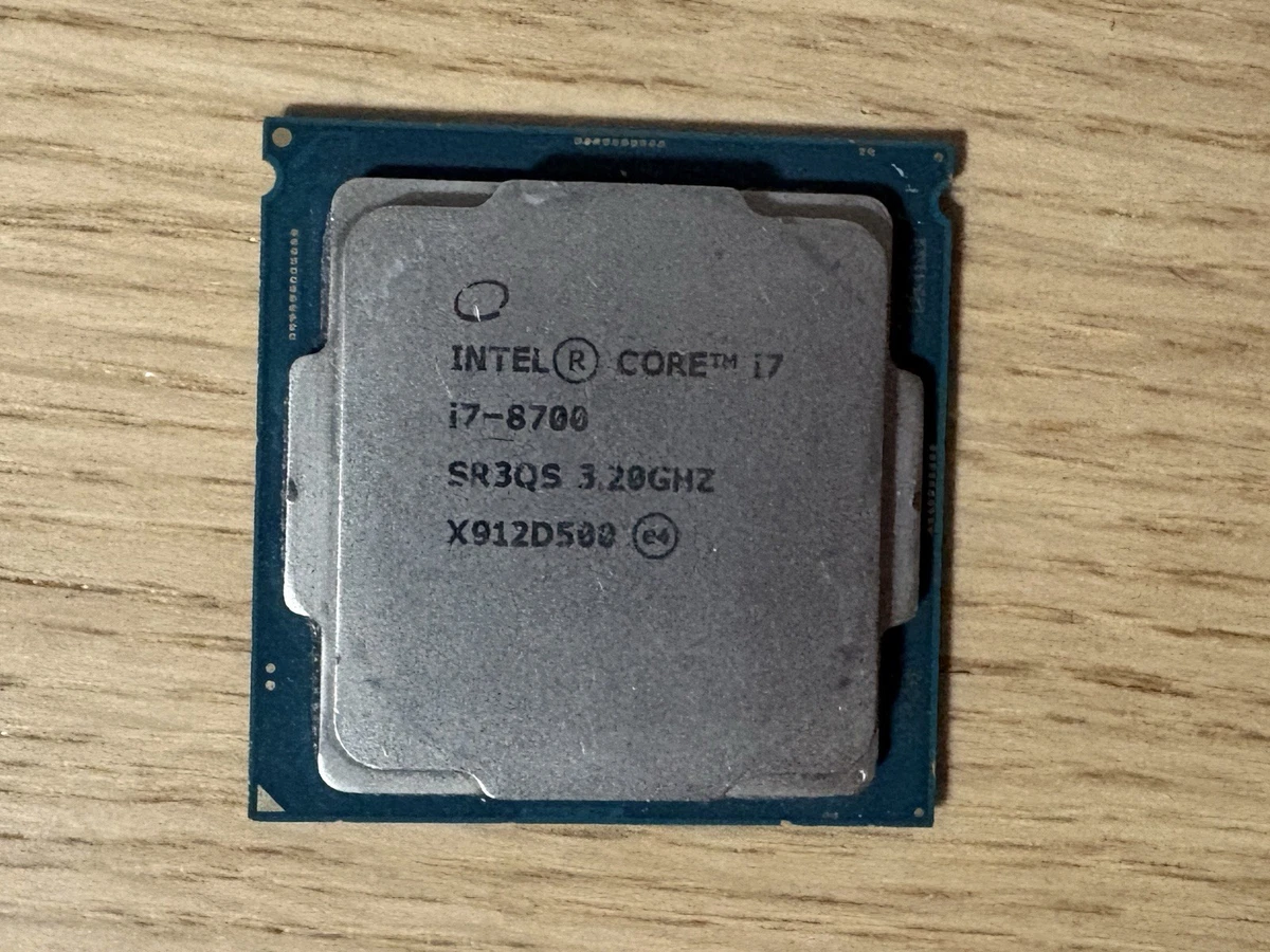 Intel Core i7-8700 Processor Model LGA 1151/H4 Socket Type 6 Core
