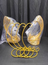 24 Pc, 9" Ornament Display Stand Iron Hanging Stand Holder for Hanging Gold