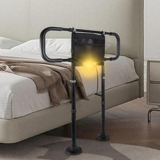 Bed Rails for Elderly Adults Safety - Adjustable Bed Side Rails with Support ...