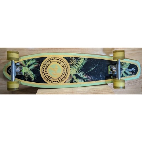 Kryptonics 38" Longboard Cruiser Skateboard Palm Graphic 69mm Wheels