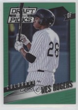 2014 Panini Prizm Perennial Draft Picks Green Prizm 21/35 Wes Rogers #86 0f6