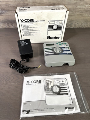 Hunter XC-601i Indoor Irrigation Controller 120VAC Transformer X-Core 6 Station