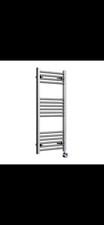500 X 1000 Chrome Electric Radiator With Element Control Thermostat Built In