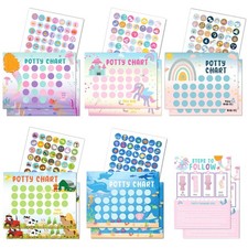 Potty Training Chart for Toddler 17 PCS Sticker 5 Fun...