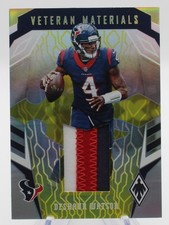 2018 Panini Phoenix Football Veteran Materials Deshaun Watson 20 10/25 Patch