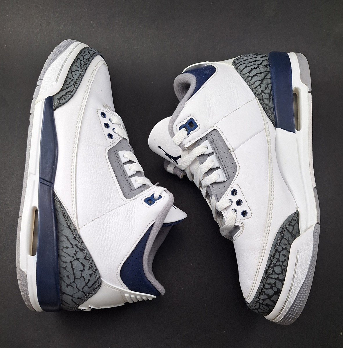 Size 7 - Nike Air Jordan 3 Retro GS Midnight Navy Men's Shoes