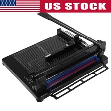 Guillotine Trimmer with Safety Guard Lock for Classroom Crafting Cardstock