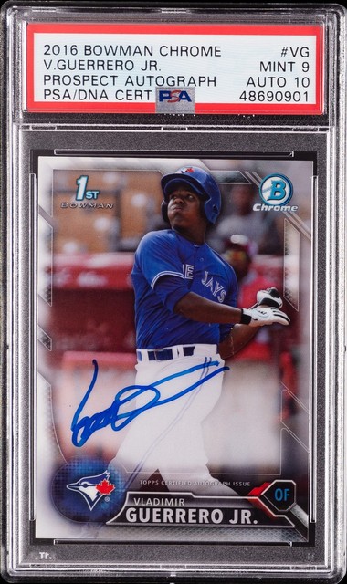 Vladimir Guerrero Jr. 2016 Bowman Bowman Chrome Prospect Autographs